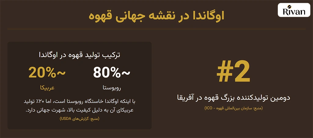 تولید قهوه در اوگاندا Introduction to Ugandan Arabica Coffee تولید قهوه در اوگاندا
