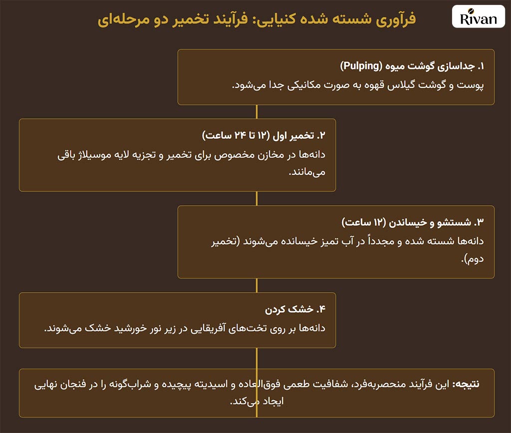 روش فراوری قهوه کنیا