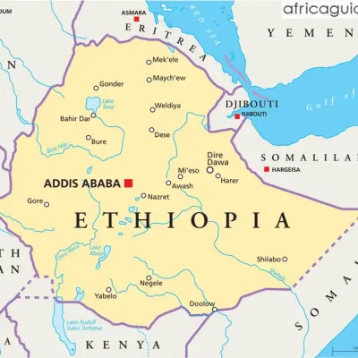 ethiopia-map نقشه اتیوپی